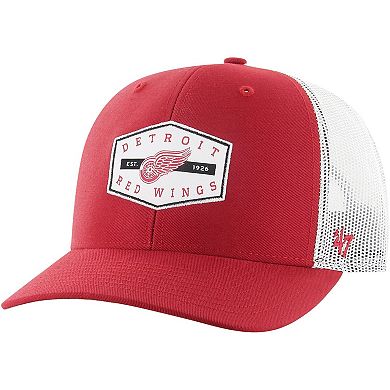 Men's '47 Red Detroit Red Wings Convoy Trucker Adjustable Hat