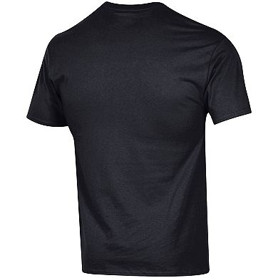 Men's Champion Black Colorado Buffaloes Straight Over Logo T-Shirt