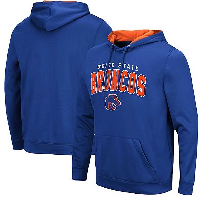 Men's Colosseum Royal Boise State Broncos Resistance Pullover Hoodie