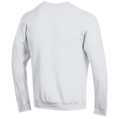 Men's Champion  White Colorado Buffaloes Property of Powerblend Pullover Sweatshirt