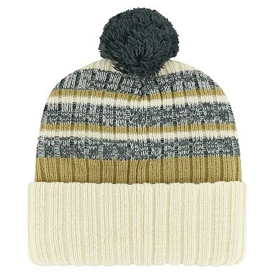 Men's '47 Cream Vegas Golden Knights Tavern Cuffed Knit Hat with Pom