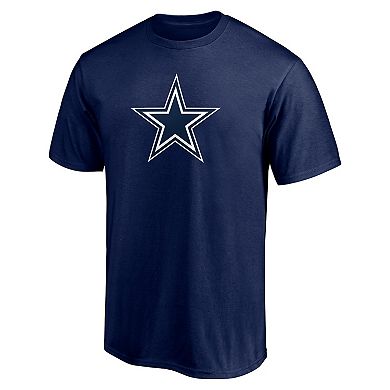 Men's Fanatics Branded CeeDee Lamb Navy Dallas Cowboys Team Player Icon Name & Number T-Shirt