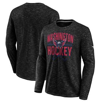 Men's Fanatics Gray Washington Capitals Iced Out Long Sleeve T-Shirt