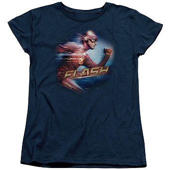 The Flash Fastest Man Short Sleeve Womens T-shirt