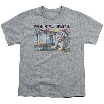 Where The Wild Things Are Cover Art Short Sleeve Youth T-shirt