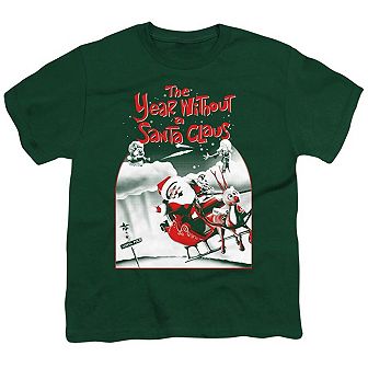 The Year Without A Santa Claus Santa Poster Short Sleeve Youth T-shirt