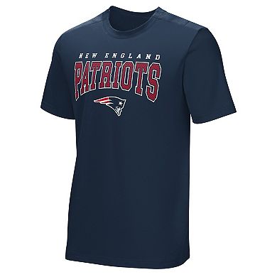 Men's Navy New England Patriots Home Team Adaptive T-Shirt