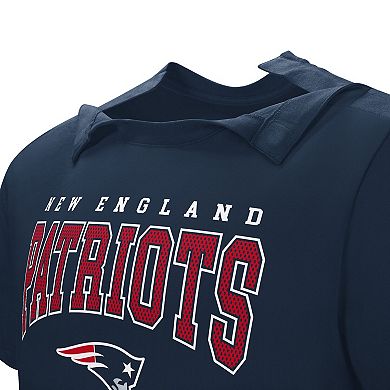 Men's Navy New England Patriots Home Team Adaptive T-Shirt