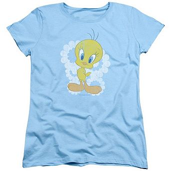 Looney Tunes Retro Tweety Short Sleeve Womens T-shirt