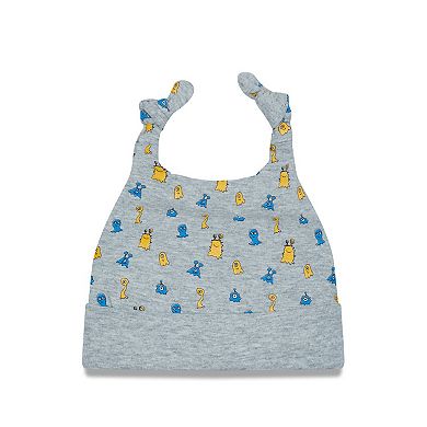 Infant New Era Heather Gray Los Angeles Chargers Critter Cuffed Knit Hat