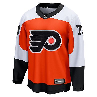 Men's Fanatics Branded Carter Hart Burnt Orange Philadelphia Flyers Home Premier Breakaway Player Jersey