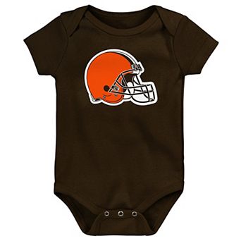 Newborn & Infant Brown Cleveland Browns Team Logo Bodysuit