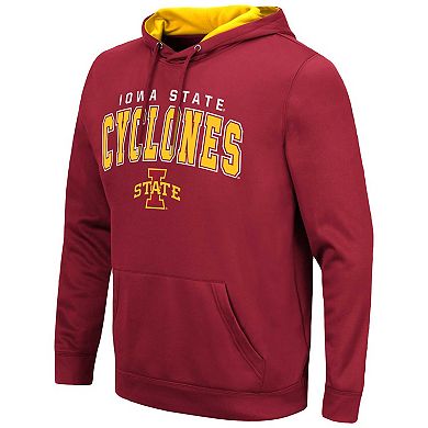 Men's Colosseum Cardinal Iowa State Cyclones ResistanceÂ Pullover Hoodie