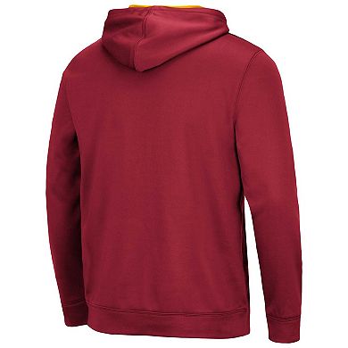 Men's Colosseum Cardinal Iowa State Cyclones ResistanceÂ Pullover Hoodie
