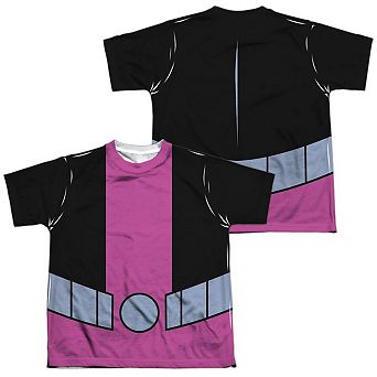 Teen Titans Go Beast Boy Uniform Short Sleeve Youth Poly Crew T-shirt