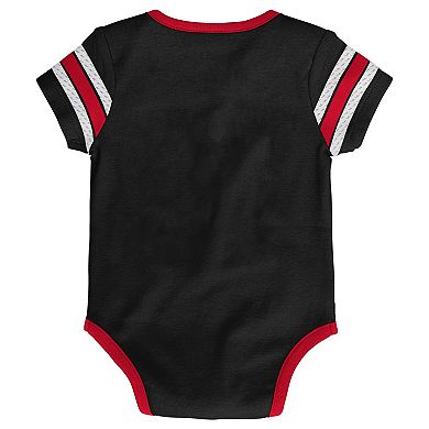 Infant Black New Jersey Devils Hockey Jersey Bodysuit