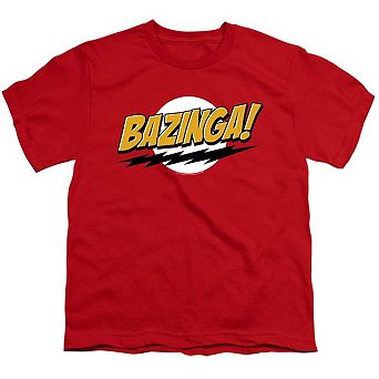 Big Bang Theory Bazinga Short Sleeve Youth T-shirt