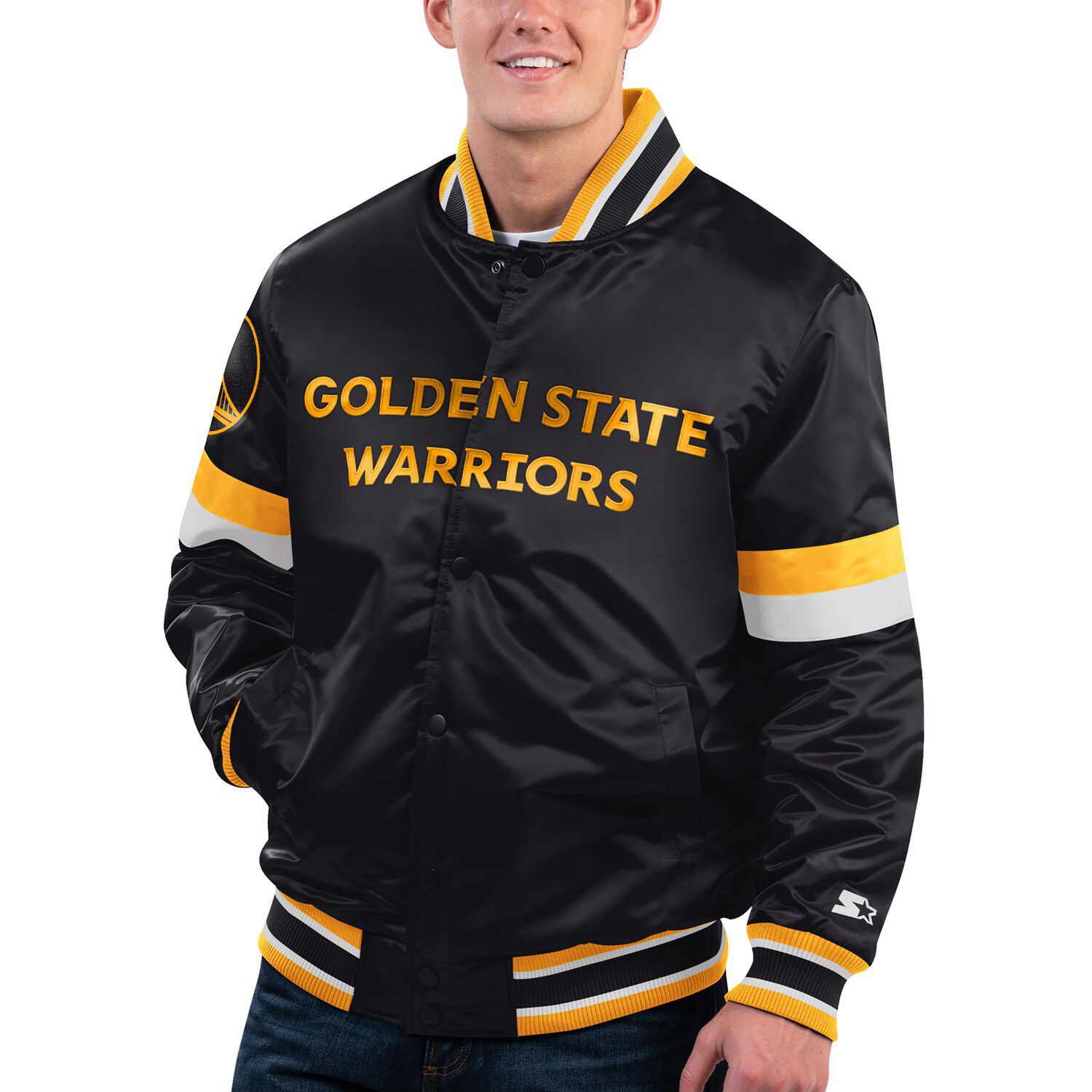 Warriors on sale bomber jacket