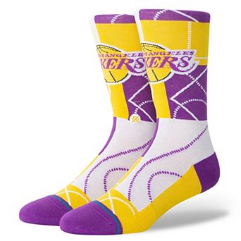 Men's Stance Los Angeles Lakers NBA Zone Crew Socks