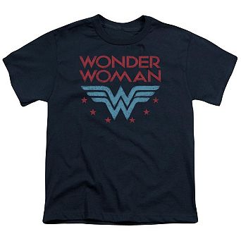 Dc Comics Wonder Woman Wonder Stars Short Sleeve Youth T-shirt
