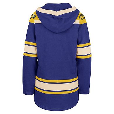 Women's '47 Royal Buffalo Sabres Superior Lacer Pullover Hoodie
