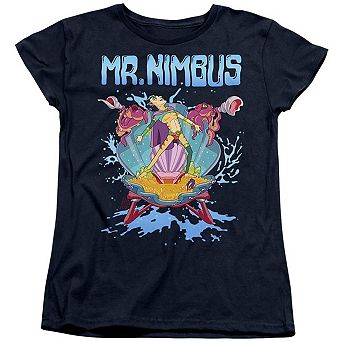 Rick And Morty Mr. Nimbus Design Short Sleeve Women´s T-Shirt