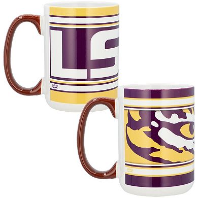 LSU Tigers 15oz. Home & Away 2-Pack Mug Set