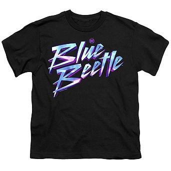 Blue Beetle Logo Short Sleeve Youth T-shirt