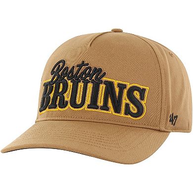 Men's '47 Tan Boston Bruins Barnes Hitch Adjustable Hat