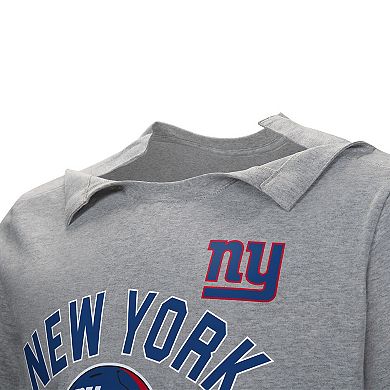 Men's Gray New York Giants Tackle Adaptive T-Shirt
