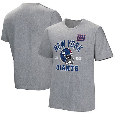Men's Gray New York Giants Tackle Adaptive T-Shirt