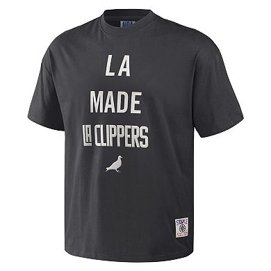 Men's NBA x Staple Anthracite LA Clippers Heavyweight Oversized T-Shirt