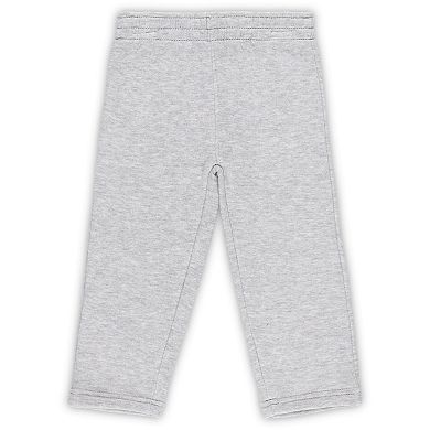 Infant Navy/Heather Gray Cleveland Guardians Play by Play Pullover Hoodie & Pants Set