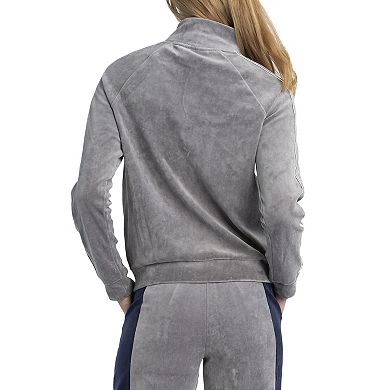 Women's Lusso Gray New York Yankees Nixie Raglan Full-Zip Jacket
