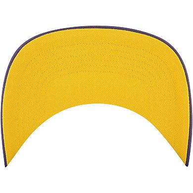 Men's '47 Purple Los Angeles Lakers Ring Tone Hitch Snapback
