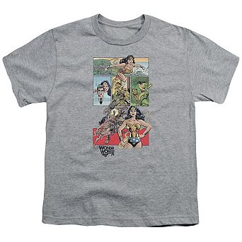 Wonder Woman75 Comic Page Short Sleeve Youth T-shirt