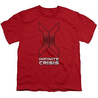Infinite Crisis Title Short Sleeve Youth T-shirt