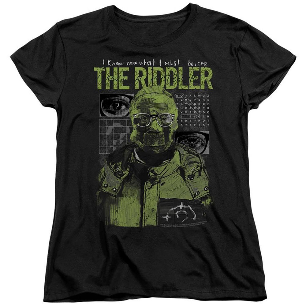 The Batman (2022) Riddler Illustration Short Sleeve Women´s T-Shirt