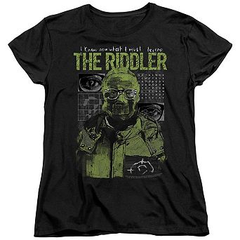 The Batman (2022) Riddler Illustration Short Sleeve Women´s T-Shirt