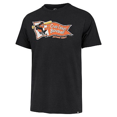 Men's '47 Black Baltimore Orioles Regional Franklin T-Shirt