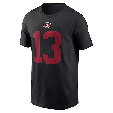 Men's Nike Brock Purdy Black San Francisco 49ers Player Name & Number T-Shirt