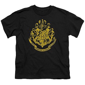 Harry Potter Hogwarts Crest Short Sleeve Youth T-shirt