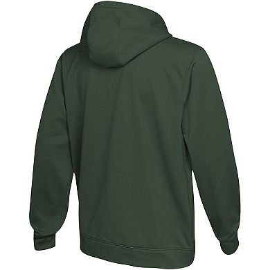 Men's Green Green Bay Packers Backfield Combine Authentic Pullover Hoodie