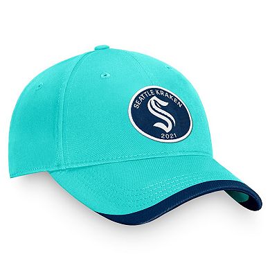 Men's Fanatics Branded Light Blue Seattle Kraken Fundamental Adjustable Hat