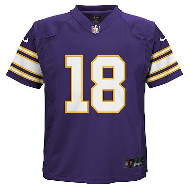 Toddler Nike Justin Jefferson Purple Minnesota Vikings Alternate Game Jersey