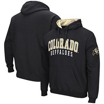 Men's Colosseum Black Colorado Buffaloes Double Arch Pullover Hoodie