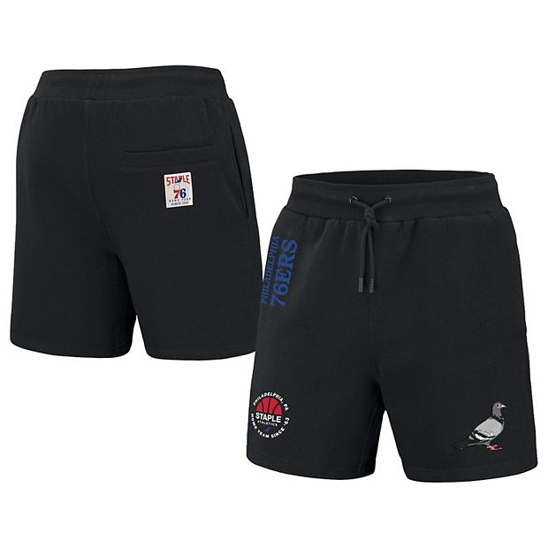 Men s NBA x Staple Black Philadelphia 76ers Home Team Shorts