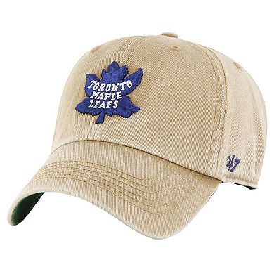 Men's '47 Khaki Toronto Maple Leafs Earldor Clean Up Adjustable Hat