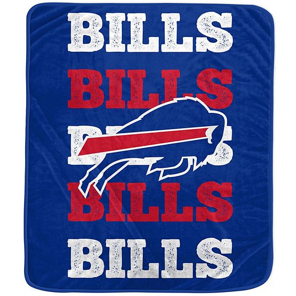 Pegasus Buffalo Bills 60'' x 70'' Logo Wordmark Plush Blanket