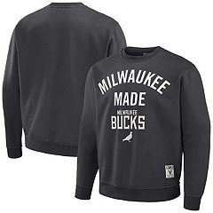 Men's Black Milwaukee Bucks Big & Tall Heart & Soul Pullover Hoodie